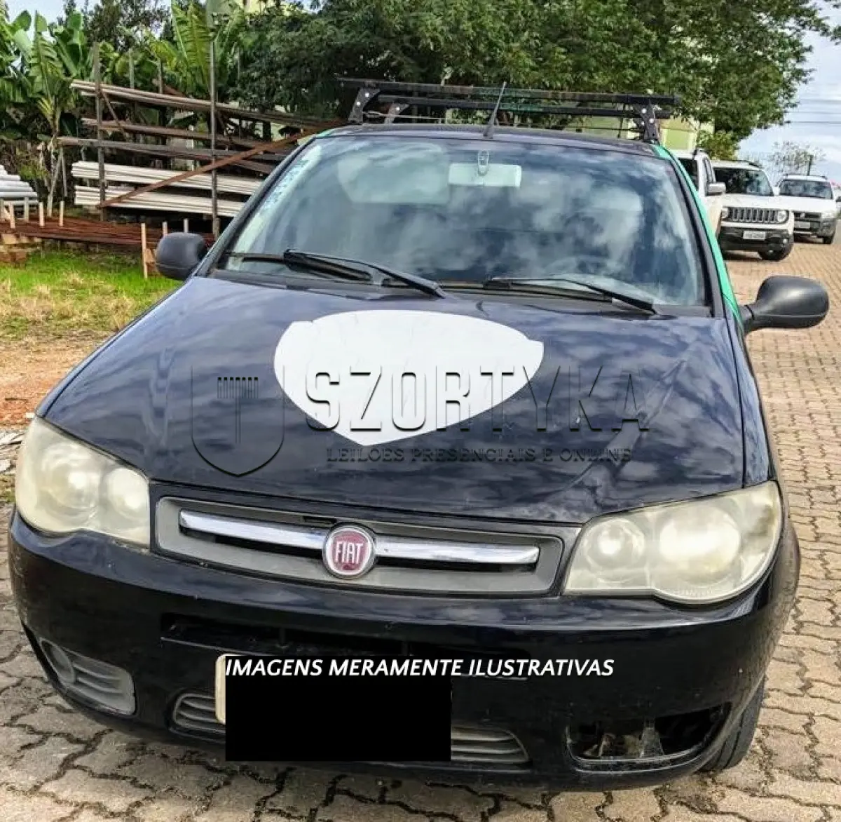 LOTE 001 - LEILÃO DE UM VEÍCULO FIAT PALIO, FIRE ECONOMY, ano/mod 2011/2012