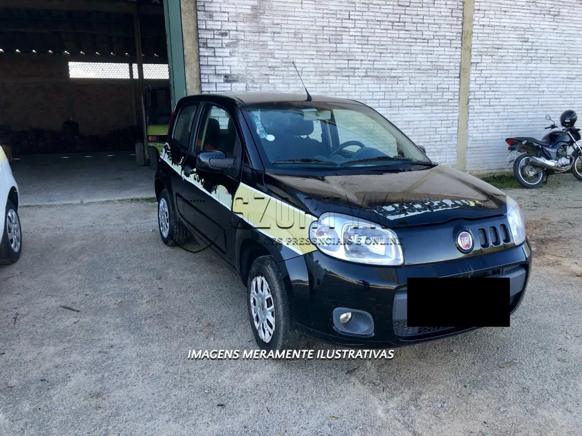 LOTE 011 - FIAT UNO VIVAVE 1.0, COMPLETO, ANO 2014.
