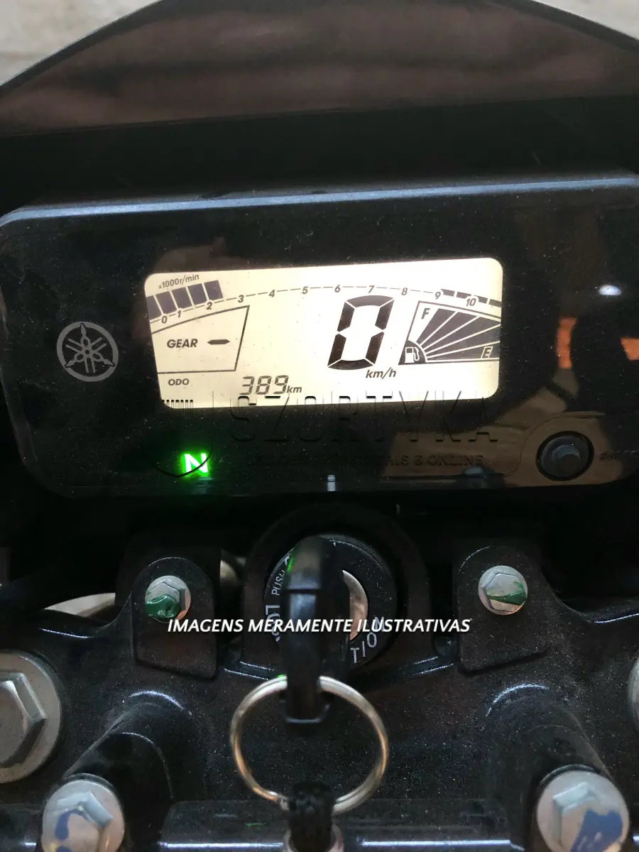 LOTE 004 - YAMAHA 125, Factor ED, ano/mod 2016/2017.