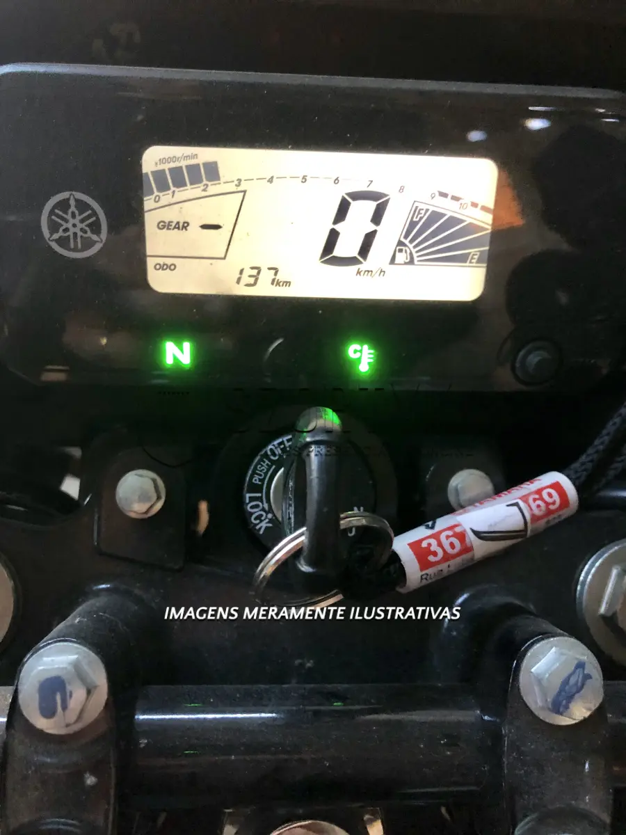 LOTE 001 - YAMAHA 125, Factor ED, ano/mod 2016/2017.