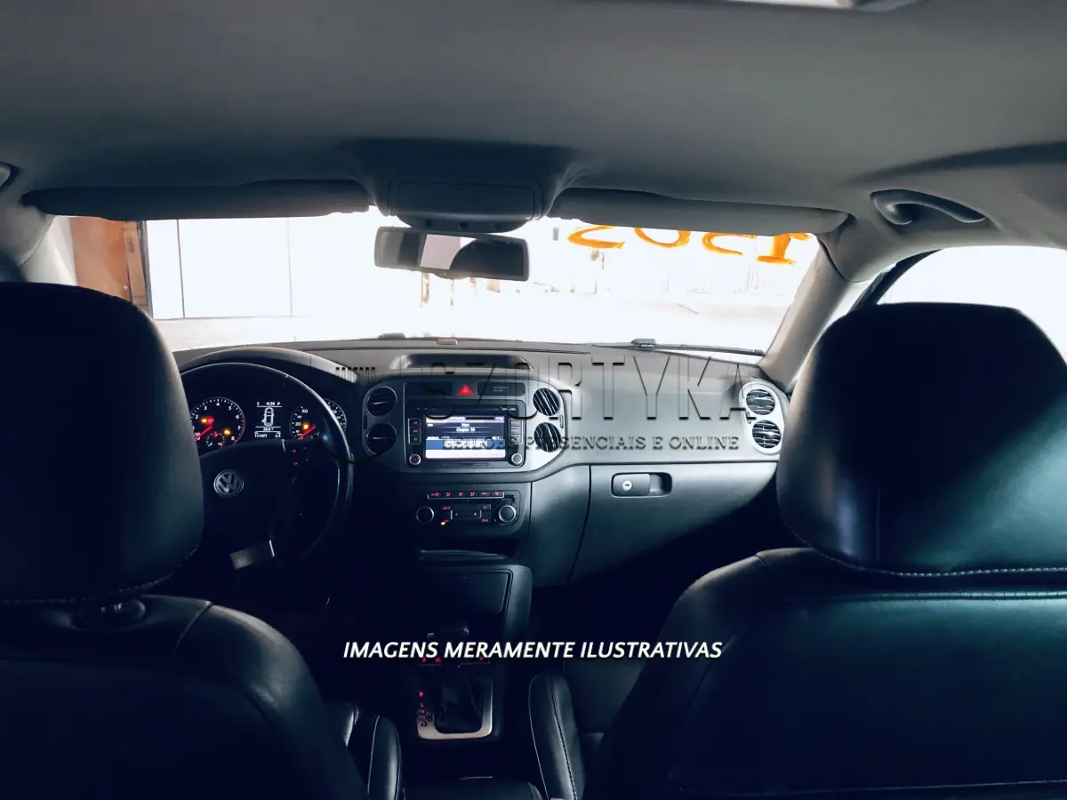 LOTE 001 - VW TIGUAN 2.0 TSI, ANO/MOD 2010, COR PRETA.
