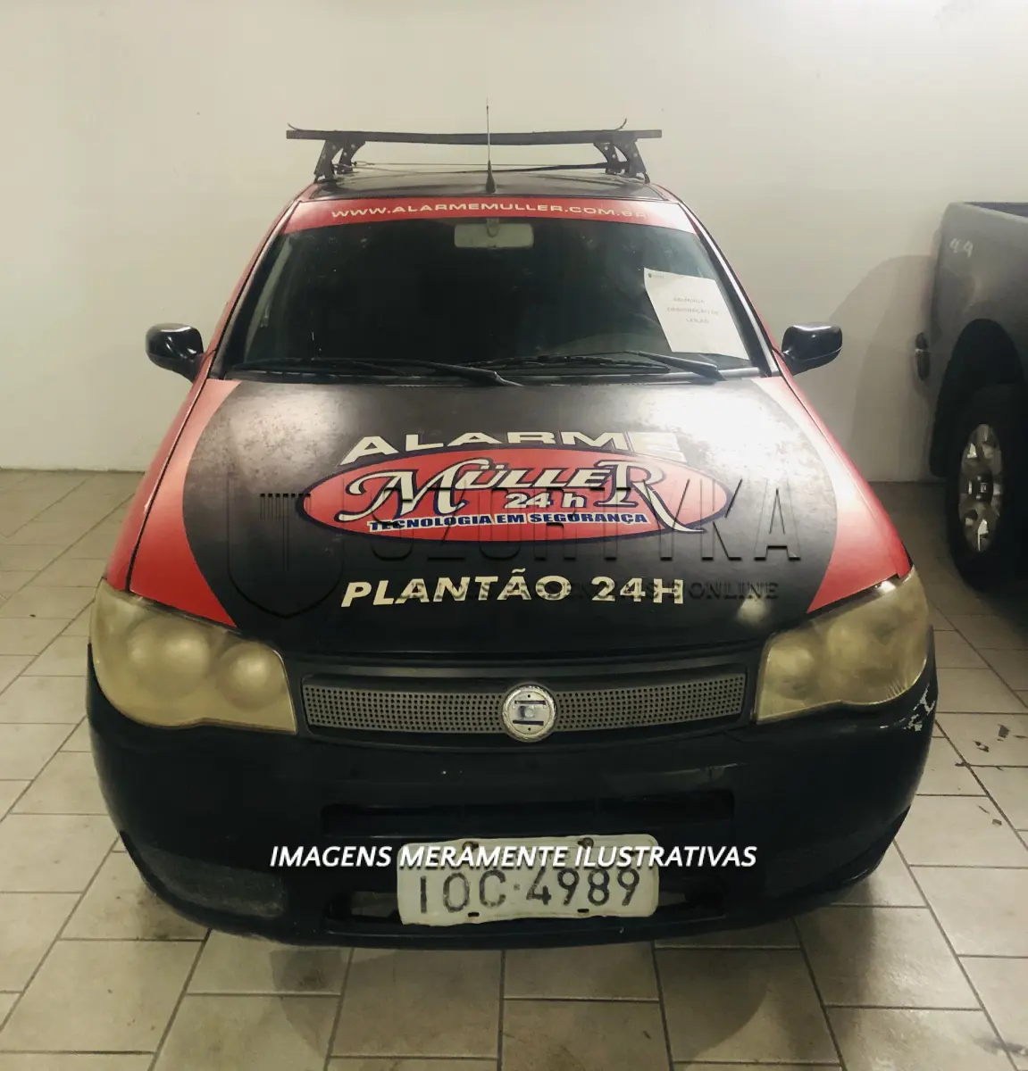LOTE 001 - Um veículo Fiat Palio Fire Flex, ano/mod 2007/2008, 04 portas.
