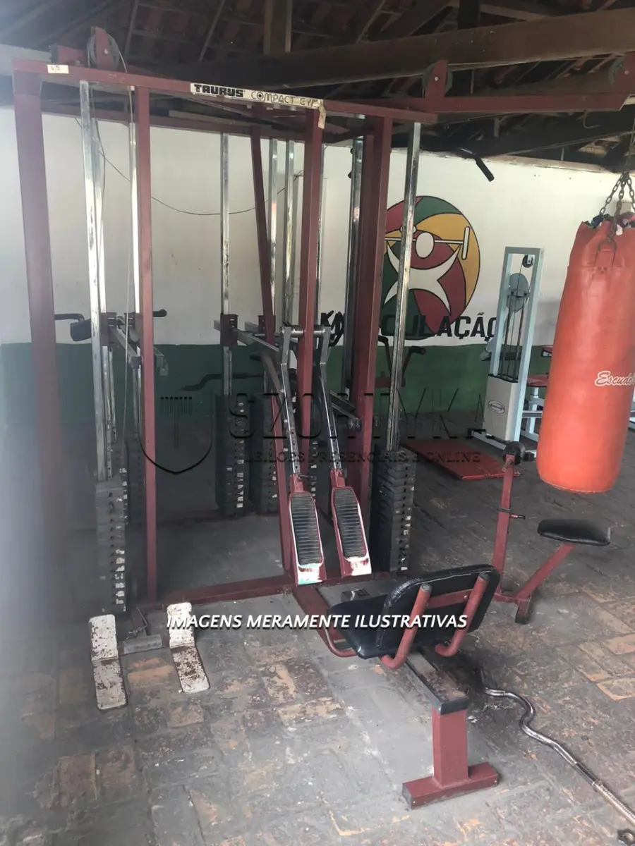 LOTE 001 - APARELHOS DE GINÁSTICA E MUSCULAÇÃO