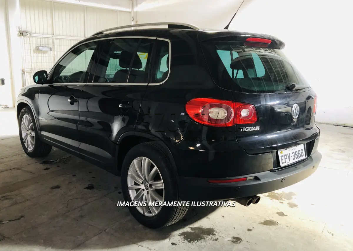 LOTE 001 - VW TIGUAN 2.0 TSI, ANO/MOD 2010, COR PRETA.