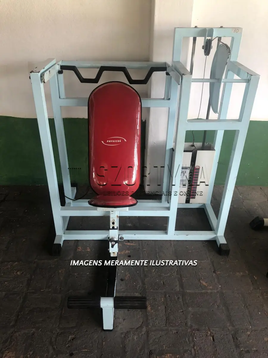 LOTE 001 - APARELHOS DE GINÁSTICA E MUSCULAÇÃO