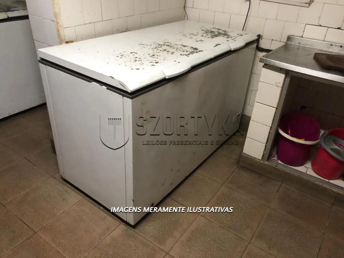 LOTE 04 - 01 freezer horizontal com duas aberturas.