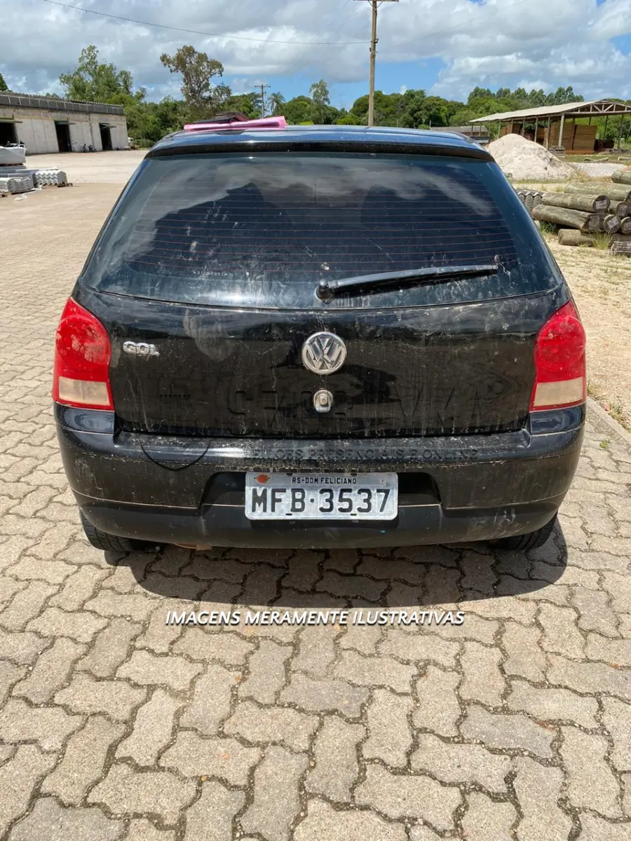 LOTE 001 - VW/GOL 1.0 GIV, ano/modelo 2008/2009