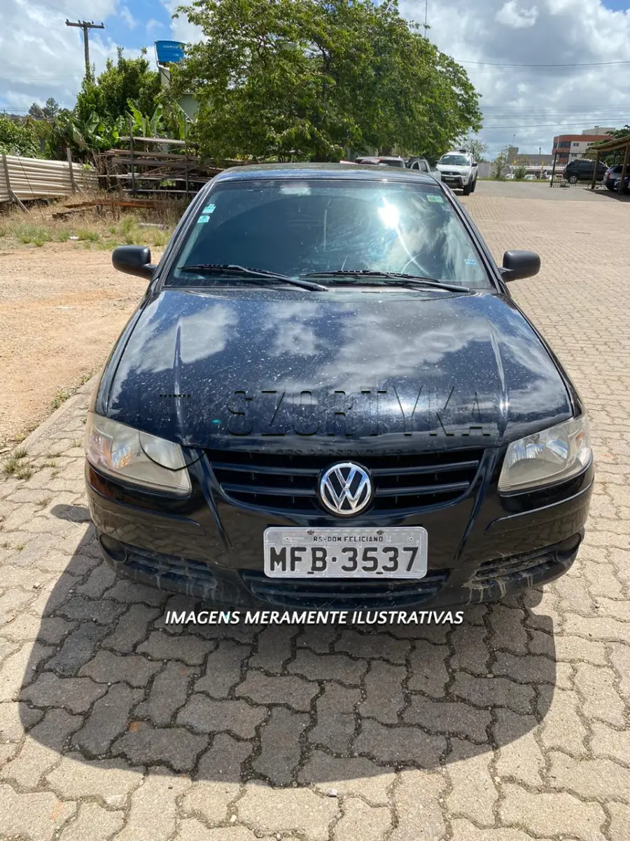 LOTE 001 - VW/GOL 1.0 GIV, ano/modelo 2008/2009