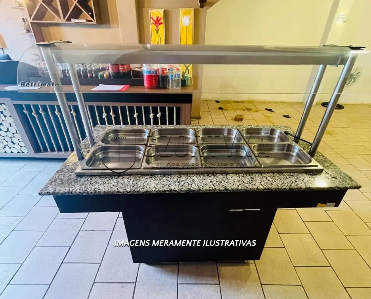 LOTE 006 - 01 MESA DE BUFFET, MARCA REFRIMATE