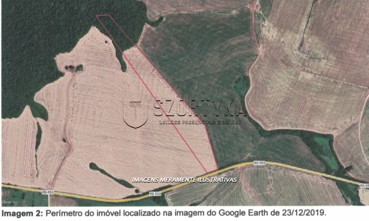 LOTE 001 - UMA FRAÇÃO DE TERRAS COM 12has 60as EM PEJUÇARA/RS