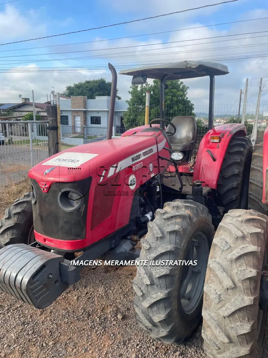 LOTE 007 - TRATOR MASSEY FERGUSON 4283 2014