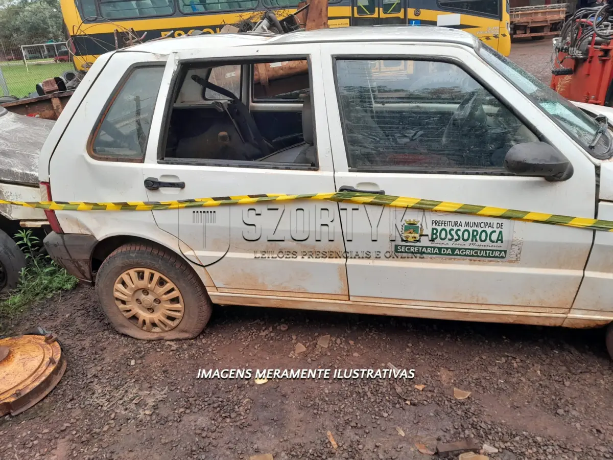 LOTE 014 - FIAT/UNO MILLE FIRE FLEX, ANO/MOD 2007/2008