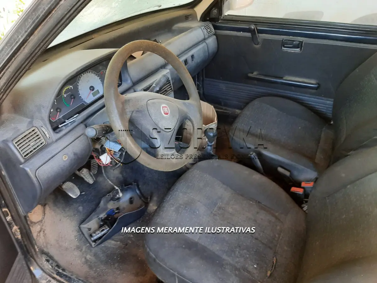 LOTE 009 - Um automóvel Fiat Uno Way Econ, 2010, gasolina/álcool