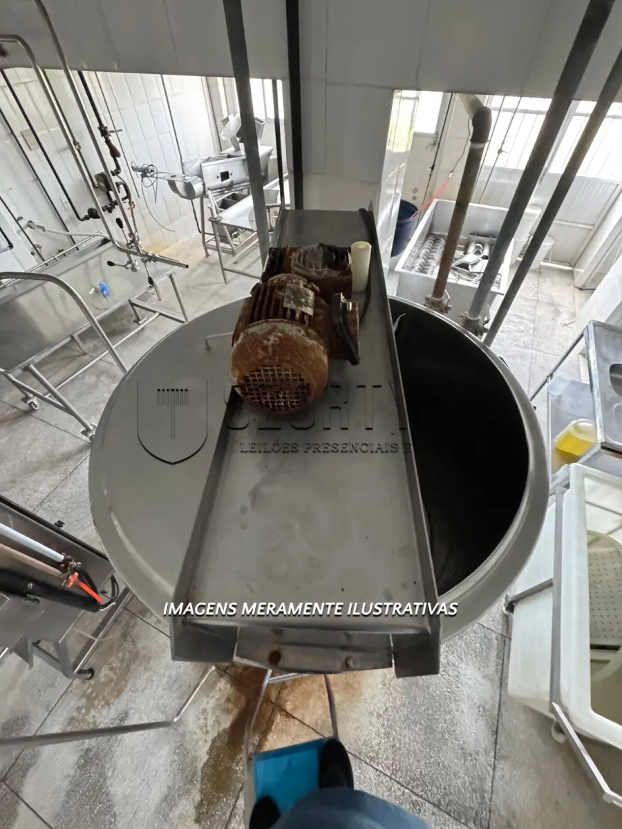 LOTE 001 - Tanque inox para fabricação de iogurte marca TECNOINOX