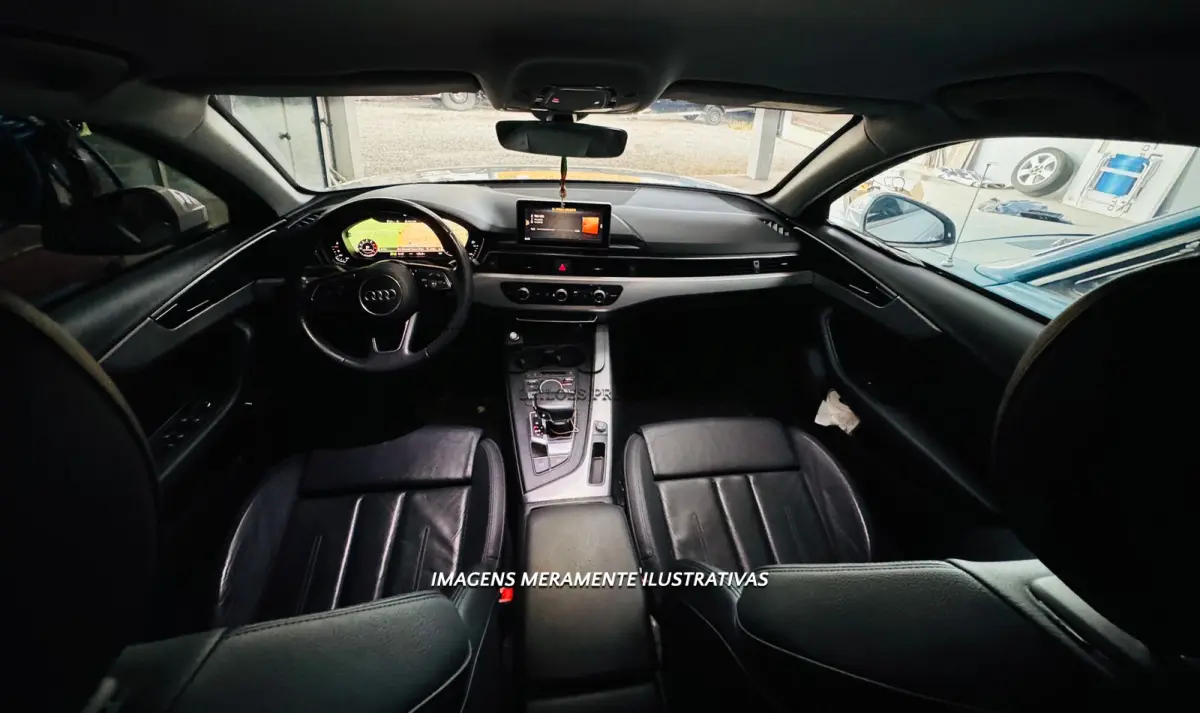 LOTE 002 - I/AUDI A4 2.0TFSI, cor branca, ano/modelo 2015/2016
