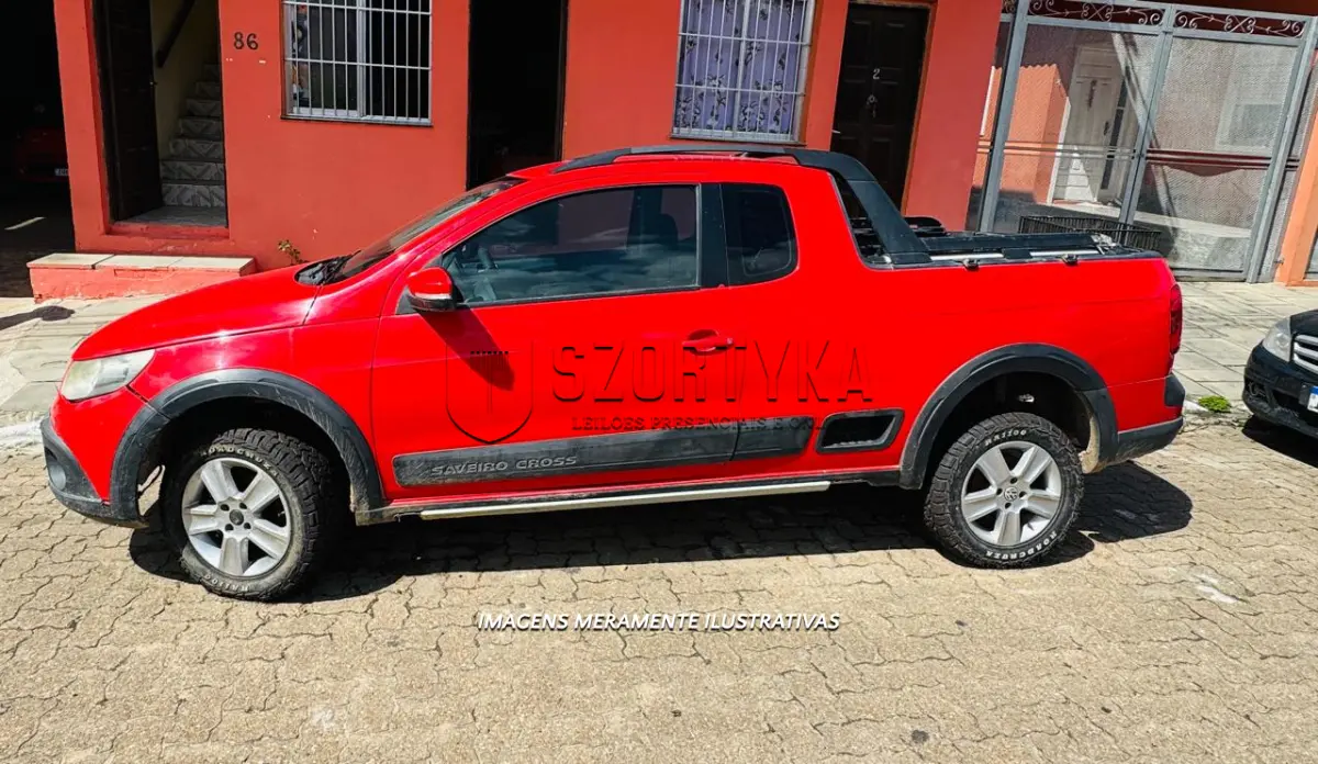 LOTE 001 - VW/SAVEIRO CROSS 1.6 CE,  2012/2013