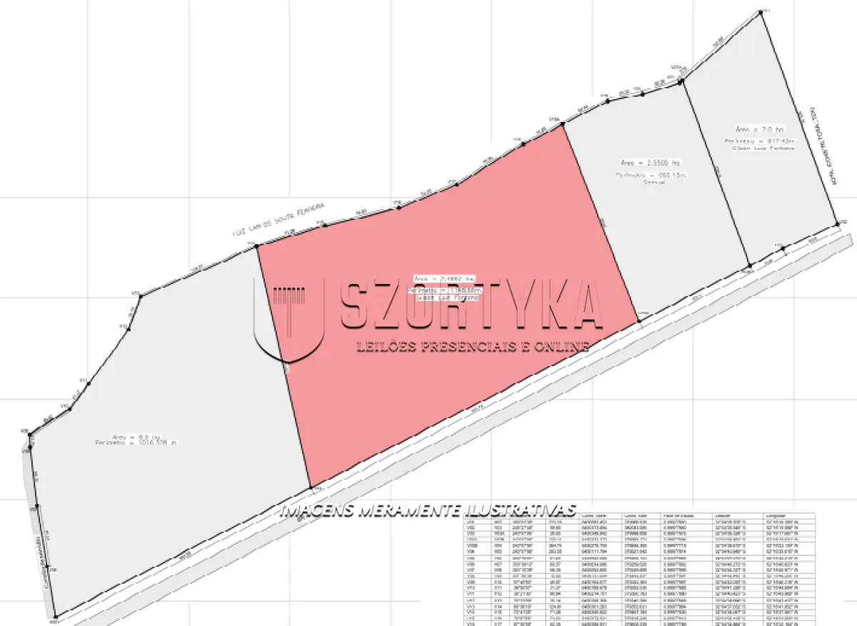 LOTE 001 - UMA ÁREA DE 6HA ÀS MARGENS DA BR 471
