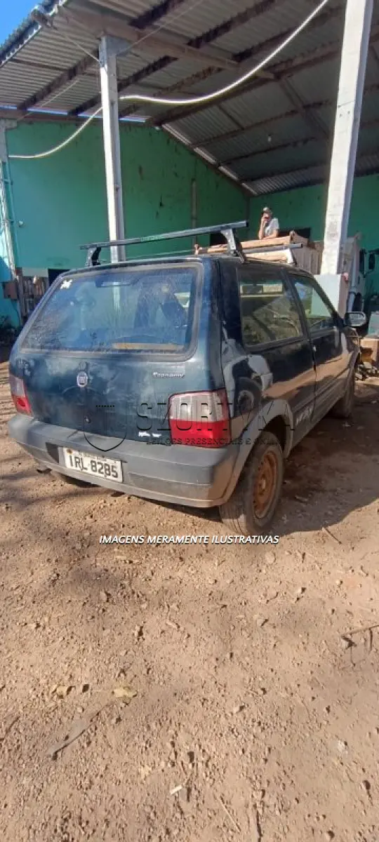 LOTE 011 - FIAT UNO MILLE WAY ECON FLEX, ANO 2010/11