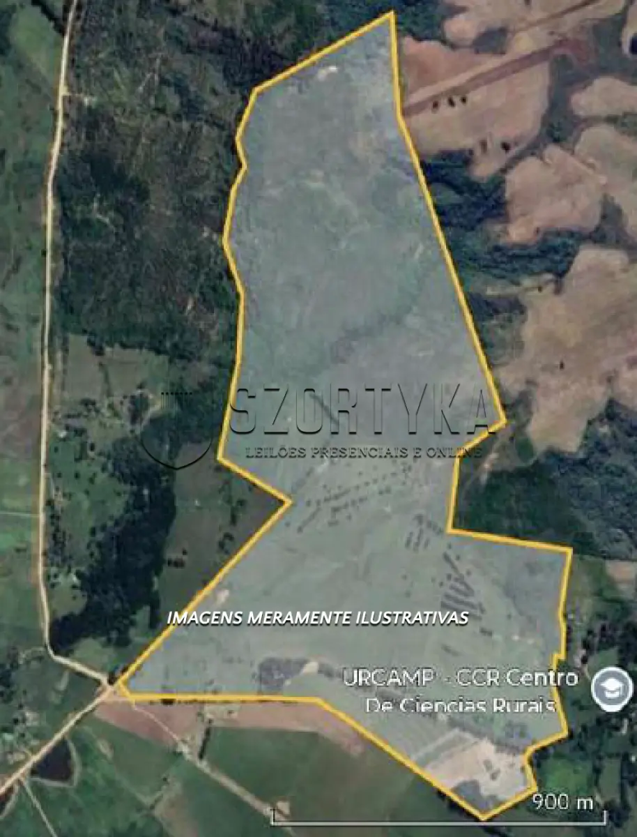 LOTE 000 - Fração correspondente a 123,49 ha, do imóvel de matrícula 14.819 do CRI de Bagé.