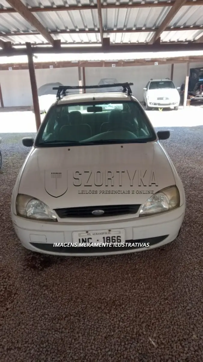LOTE 004 - VEÍCULO FORD/FIESTA STREET, PLACAS INC1866, ANO/MOD 2006/2006, COR BRANCA.