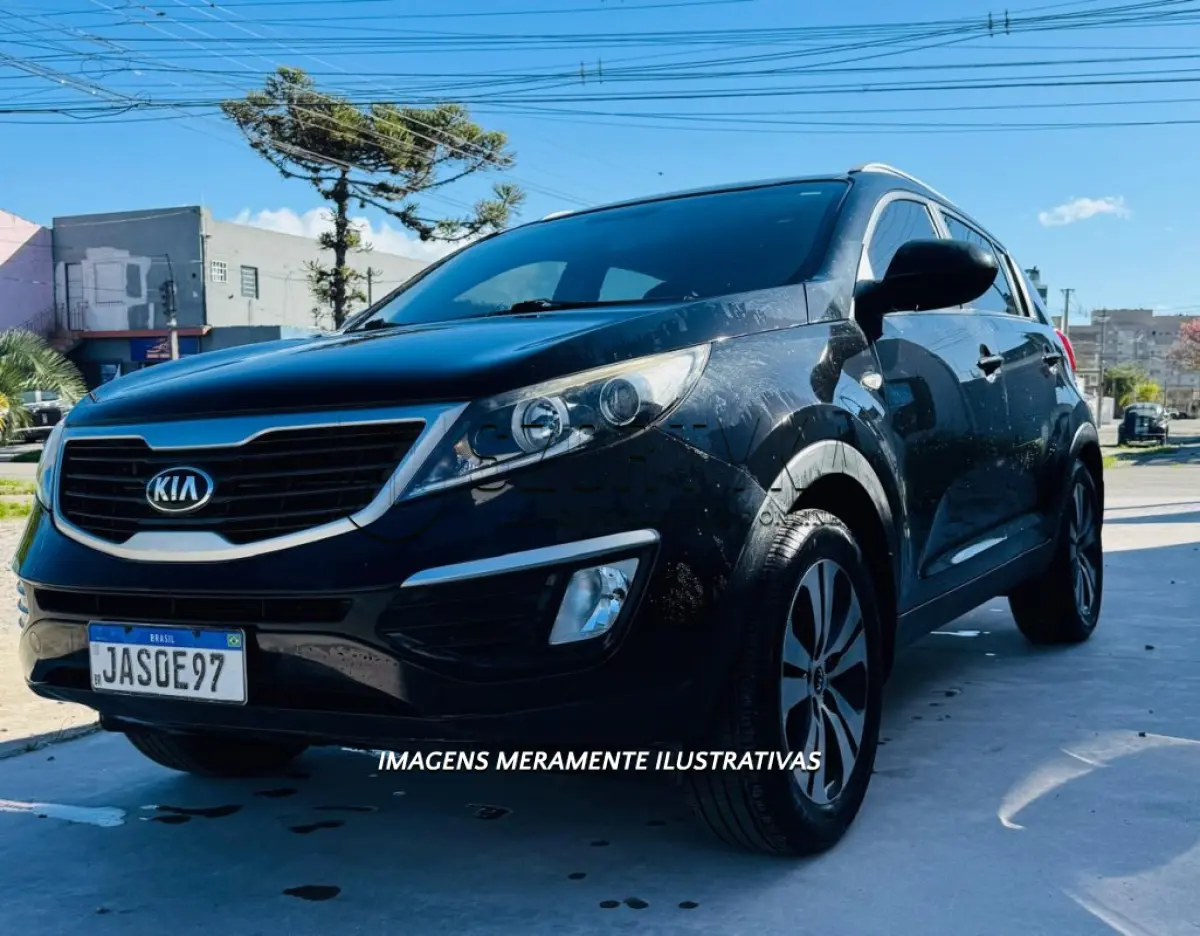 LOTE 004 - KIA SPORTAGE LX2, placas JAS0E97, ano/mod 2012/2013, cor preta