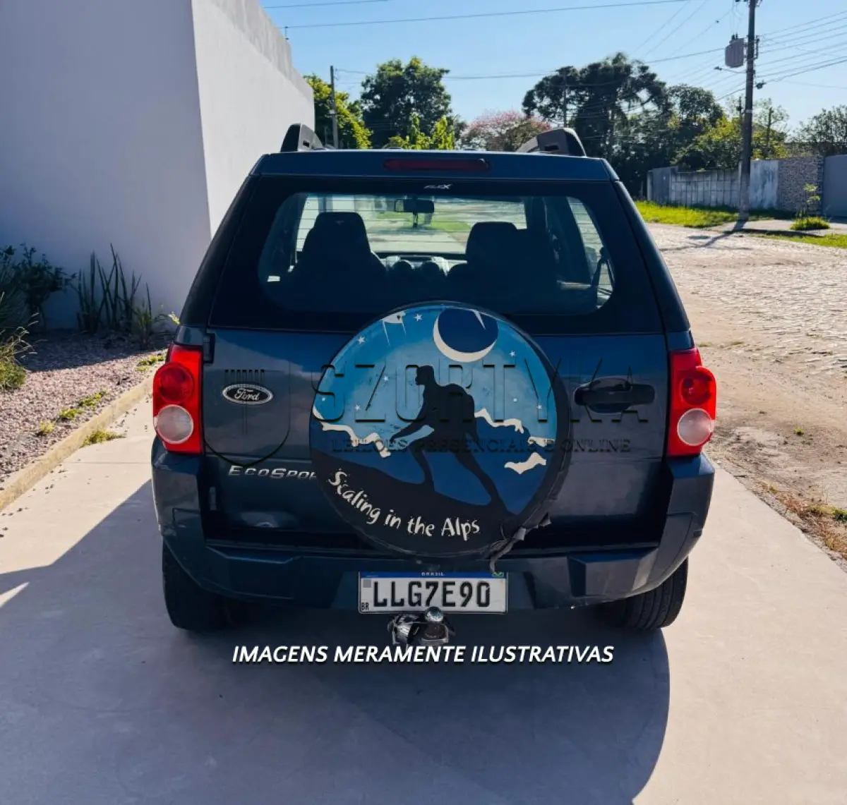 LOTE 001 - Veículo FORD/ECOSPORT FREESTYLE 1.6 FLEX, PLACAS LLG7E90, ANO/MOD 2010/2011, cor azul.