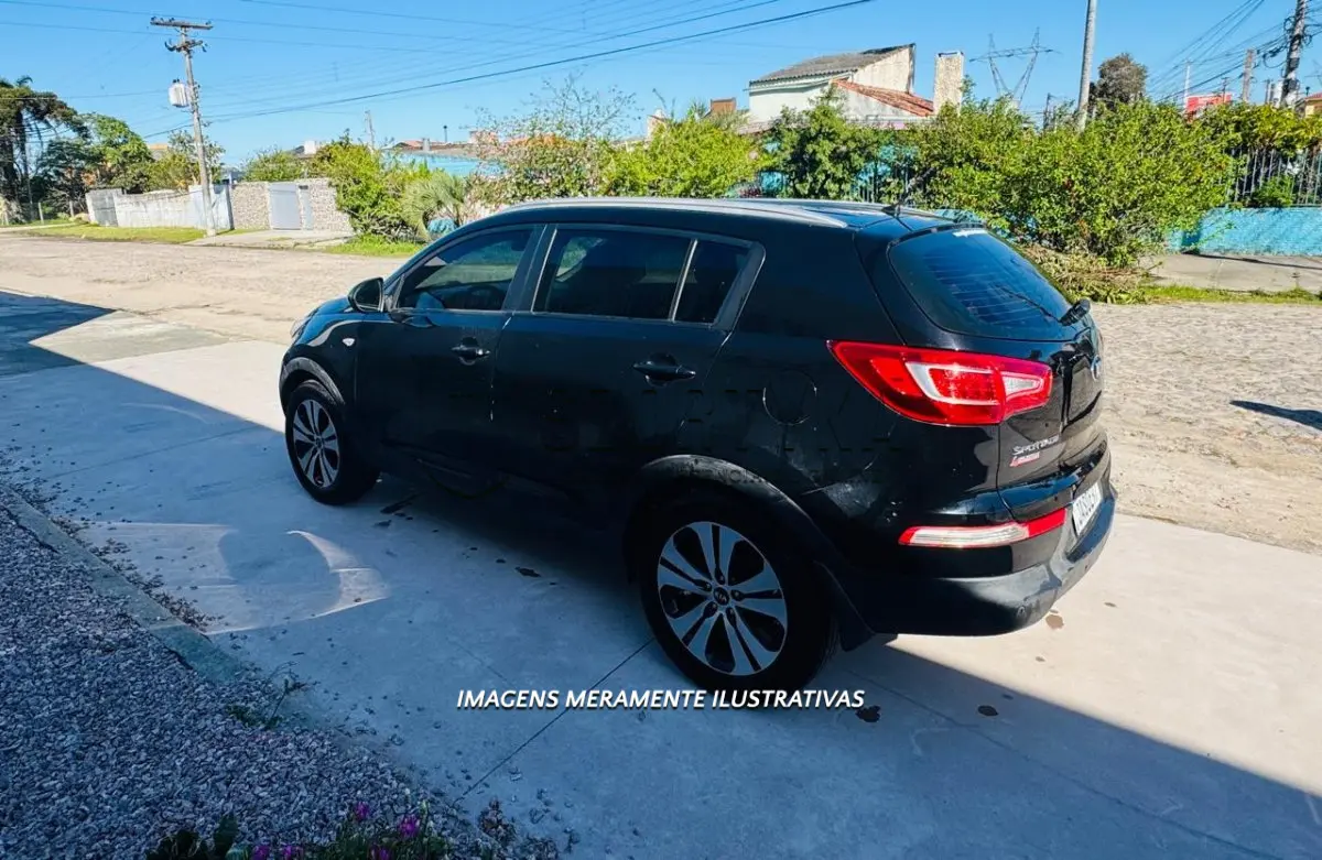 LOTE 004 - KIA SPORTAGE LX2, placas JAS0E97, ano/mod 2012/2013, cor preta