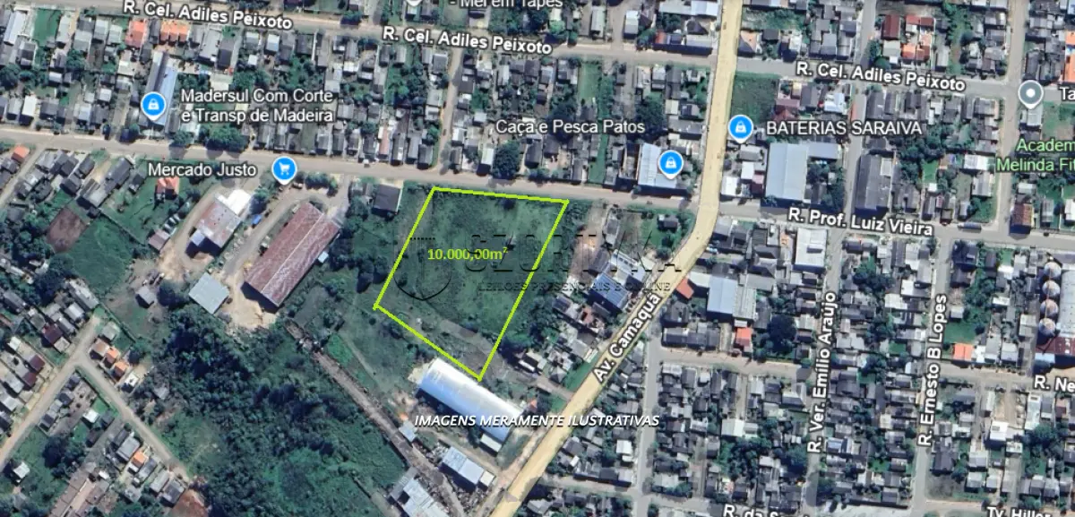 LOTE 001 - TERRENO COM 10.000M² NO CENTRO DE TAPES