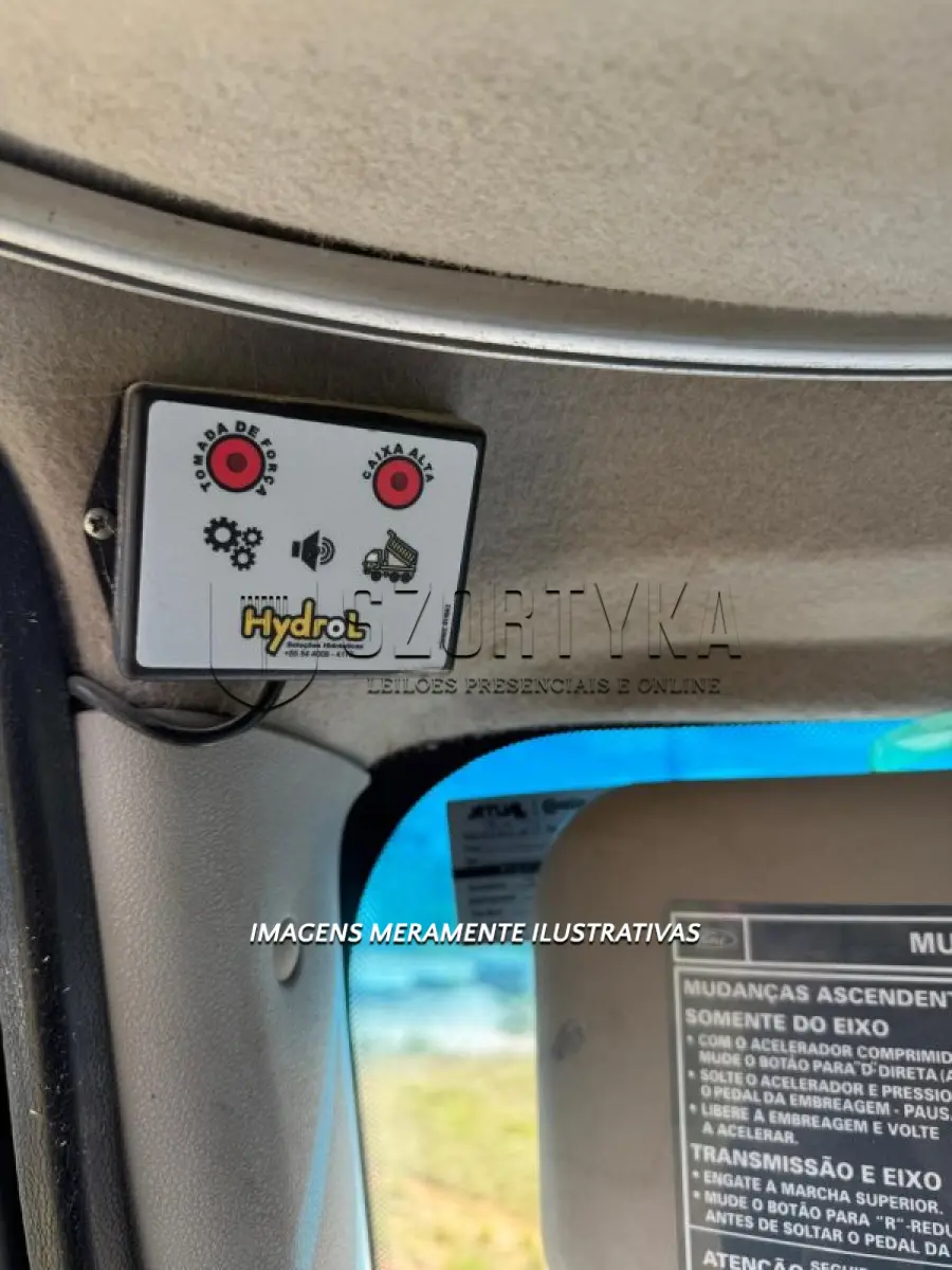 LOTE 001 - Ford/Cargo 2429 L, placas IUD9A39, ano/modelo 2013/2013, cor azul, diesel, 4 eixos, carroceria basculante/cabine estendida.