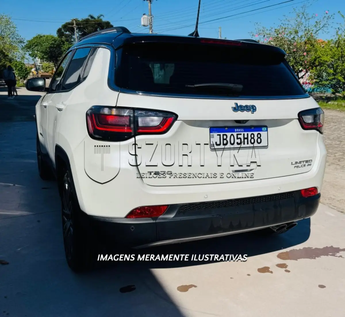 LOTE 003 - JEEP/COMPASS LIMITED TF, placas JBO5H88, ano/mod 2022/2022, cor branca