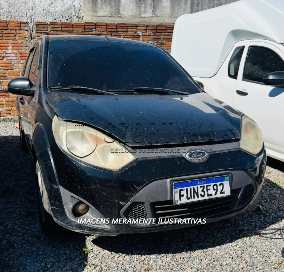 LOTE 007 - FORD FIESTA S.E 1.6, placas FUN3E92, ano/mod 2014/2014, cor preta