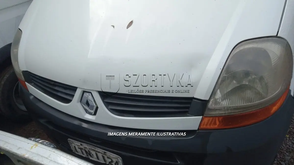 LOTE 006 - VEÍCULO RENAULT/MASTER SITNEI PLACAS ITN1124 ANO/MOD 2012/2013, COR BRANCA.