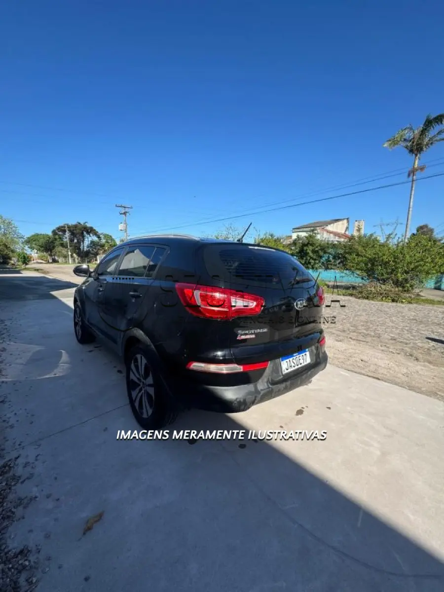 LOTE 004 - KIA SPORTAGE LX2, placas JAS0E97, ano/mod 2012/2013, cor preta