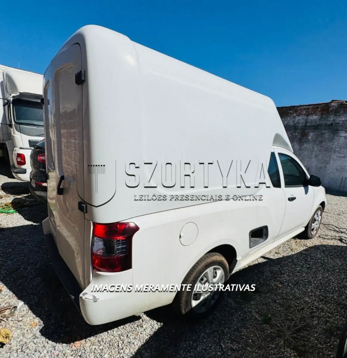 LOTE 006 - CHEVROLET/MONTANA LS2, placas QPW8D60, ano/mod 2018/2019, cor branca.