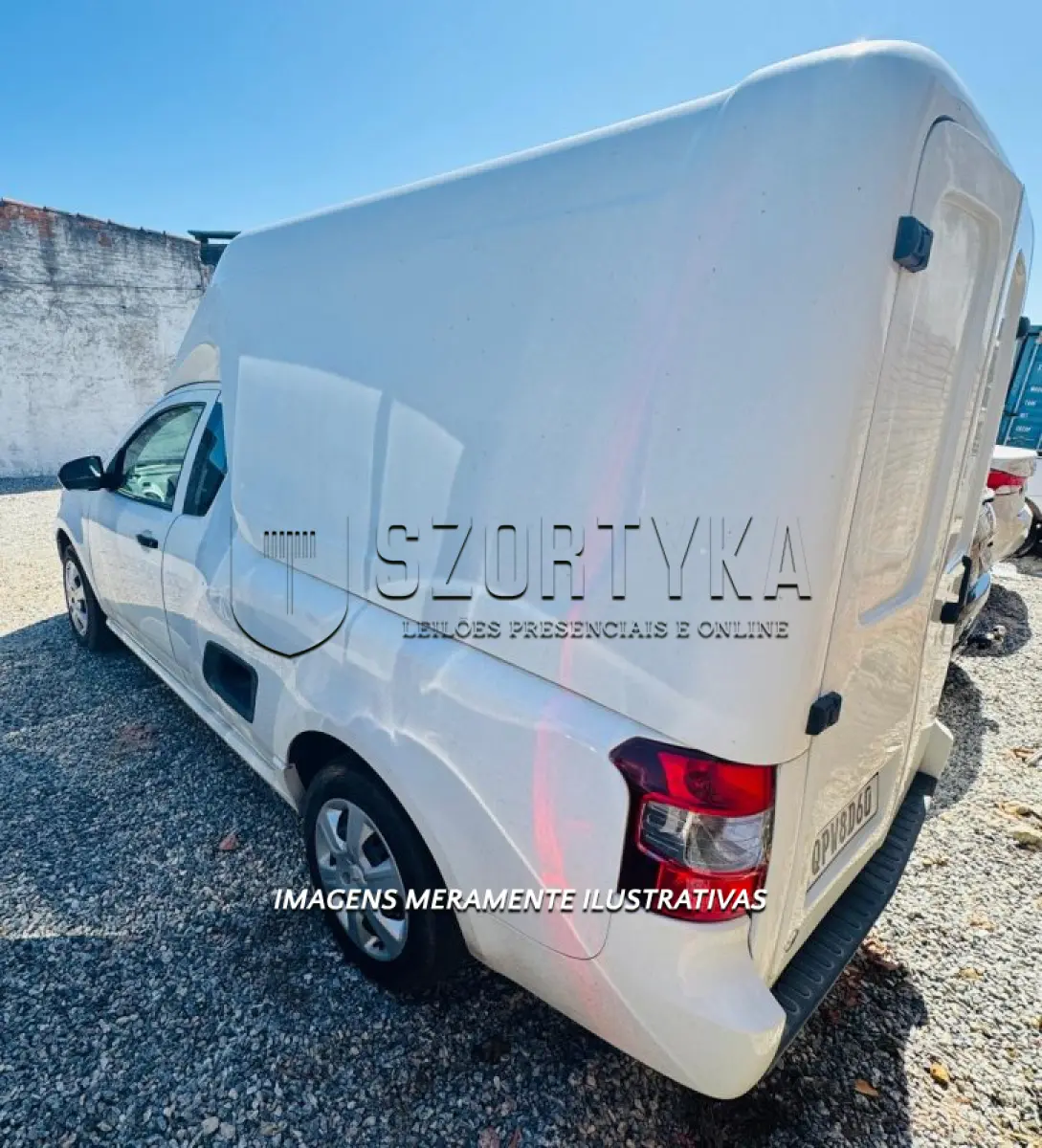 LOTE 006 - CHEVROLET/MONTANA LS2, placas QPW8D60, ano/mod 2018/2019, cor branca.