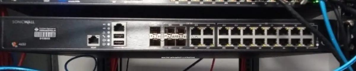 LOTE 014 - FIREWALL SONICWALL 4600, FUNCIONANDO