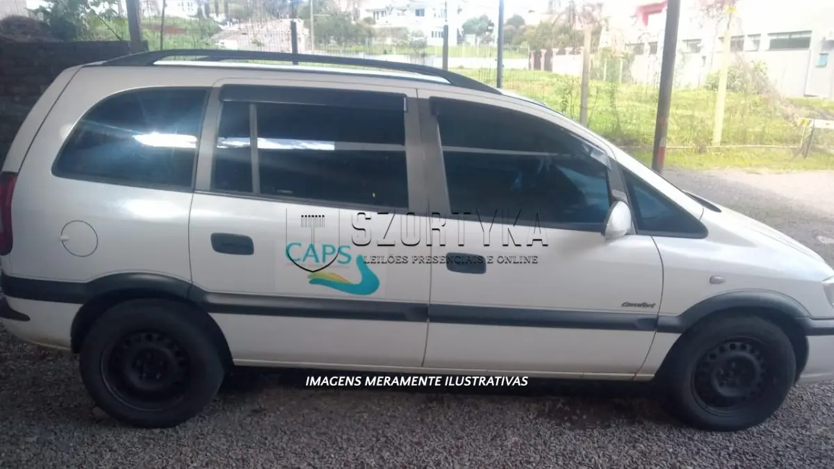 LOTE 002 - VEÍCULO GM/ZAFIRA COMFORT, PLACAS ISS6D44, ANO/MOD 2011/2012, COR BRANCA.