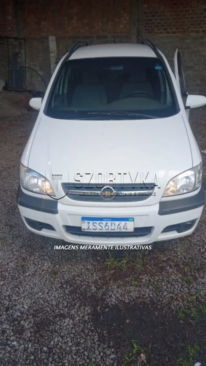 LOTE 002 - VEÍCULO GM/ZAFIRA COMFORT, PLACAS ISS6D44, ANO/MOD 2011/2012, COR BRANCA.