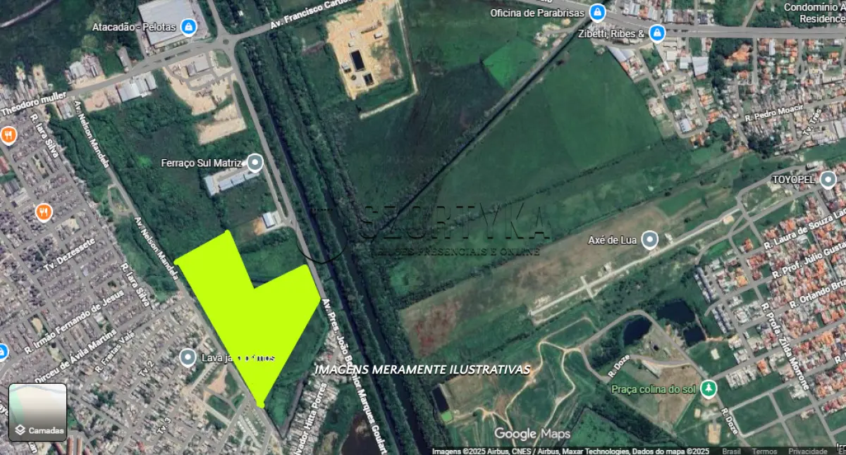 LOTE 001 - IMÓVEL COM 63.228,78 M² NA AV. PRES. JOÃO GOULART EM PELOTAS