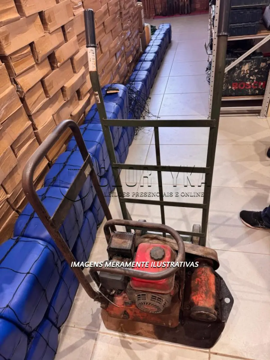 LOTE 002 - 06 (SEIS) ROÇADEIRAS MARCA STIHL, MODELO FS 220, 01 (UM) SOPRADOR MARCA TOYAMA, MODELO TB26, 01 (UM) COMPACTADOR MOTOR BRANCO 5.5, 01 (UM) GERADOR A GASOLINA REFRIGERADO A AR, MARCA MOTOMIL, MODELO MGG-8000CLE, 01 (UMA) MOTOSSERRA, MARCA STIHL, MODELO 08