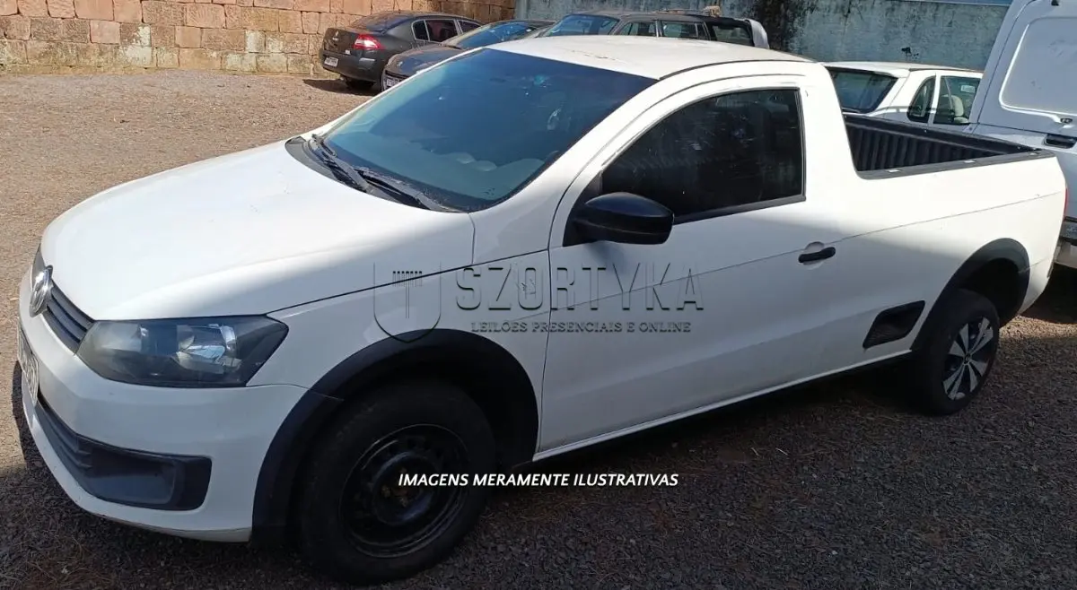 LOTE 001 - VEÍCULO VW/SAVEIRO CS TL, ANO/MOD 2014/2015