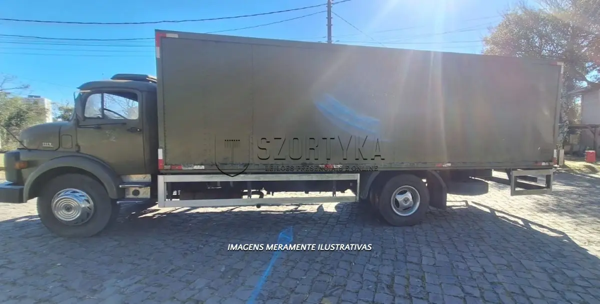 LOTE 016 - M.BENZ/CAMINHÃO L1113 TOPLINE - PLACA: IZX0F56