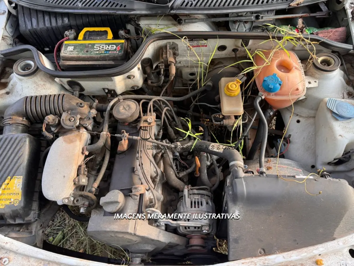 LOTE 010 - VW/SAVEIRO CL 1.6 MI, ANO/MOD 1999/2000, PLACAS IJI4440, COR BRANCA