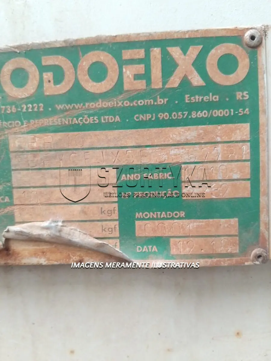 LOTE 022 - CAÇAMBA RODOEIXO, COM CAPACIDADE PARA 10M³