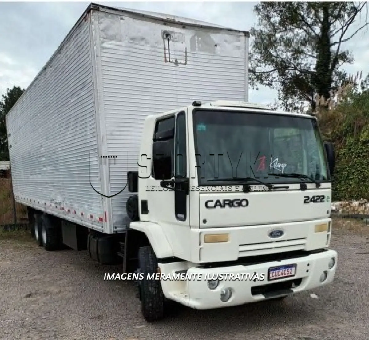 LOTE 001 - CAMINHÃO FORD/CARGO 2422E, 2009/2009, PLACAS CUC4C52