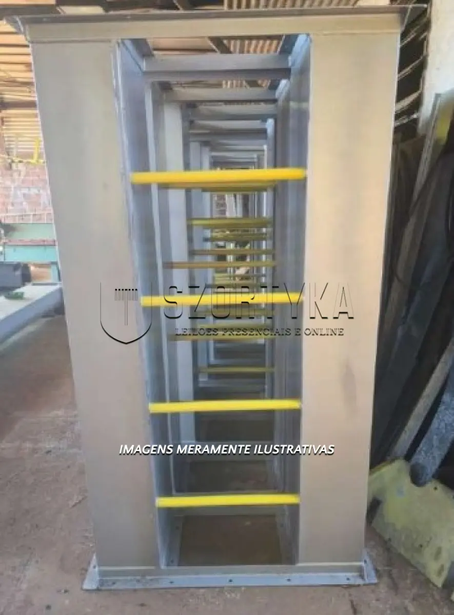 LOTE 001 - 06 PEÇAS DE ROSCA VARREDORA E 01 ELEVADOR DE CARGA, MARCA KAPLER WEBER