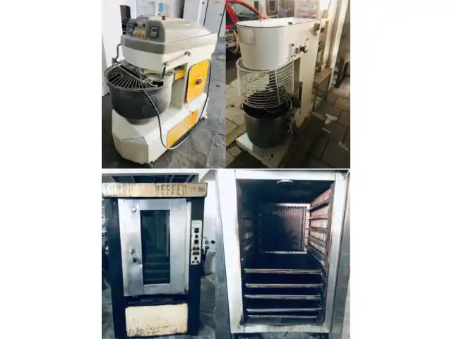 Venda direta de uma amassadeira, uma batedeira e um forno