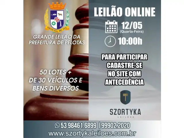 LEILÃO DA PREFEITURA DE PELOTAS