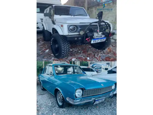 LEILÃO DE UM SUZUKI/SAMURAI E UM FORD/CORCEL LUXO