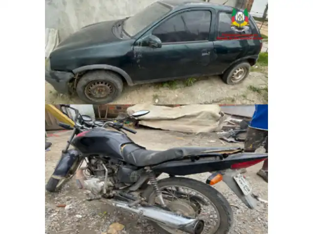 LEILÃO DE UM GM/CORSA WIND 1997 E UMA HONDA/CG 125 FAN KS 2011